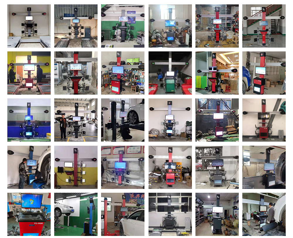 Выставка выравнивания колес для клиентов